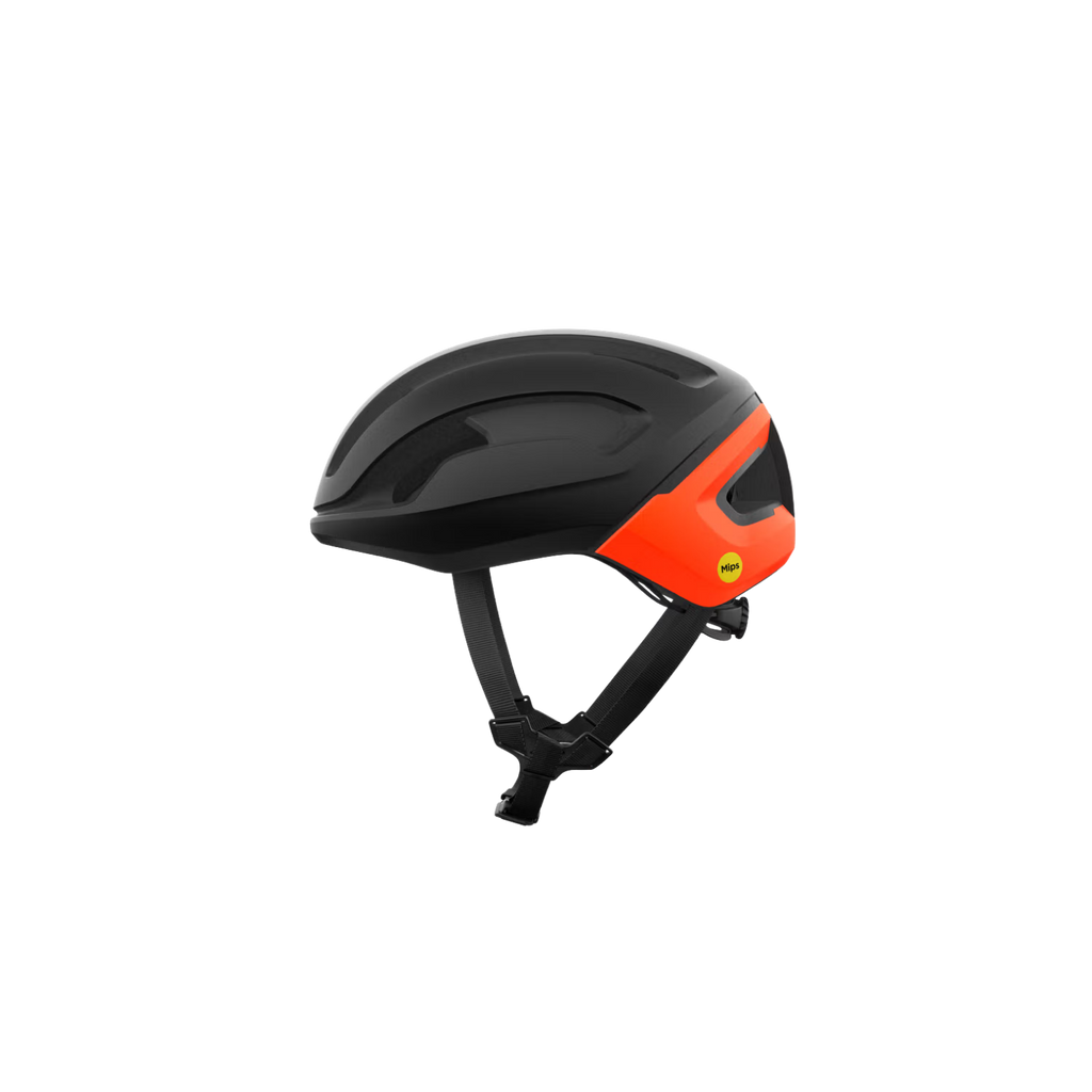 POC Omne Air MIPS - Uranium Black Matt/Fluorescent Orange Matt