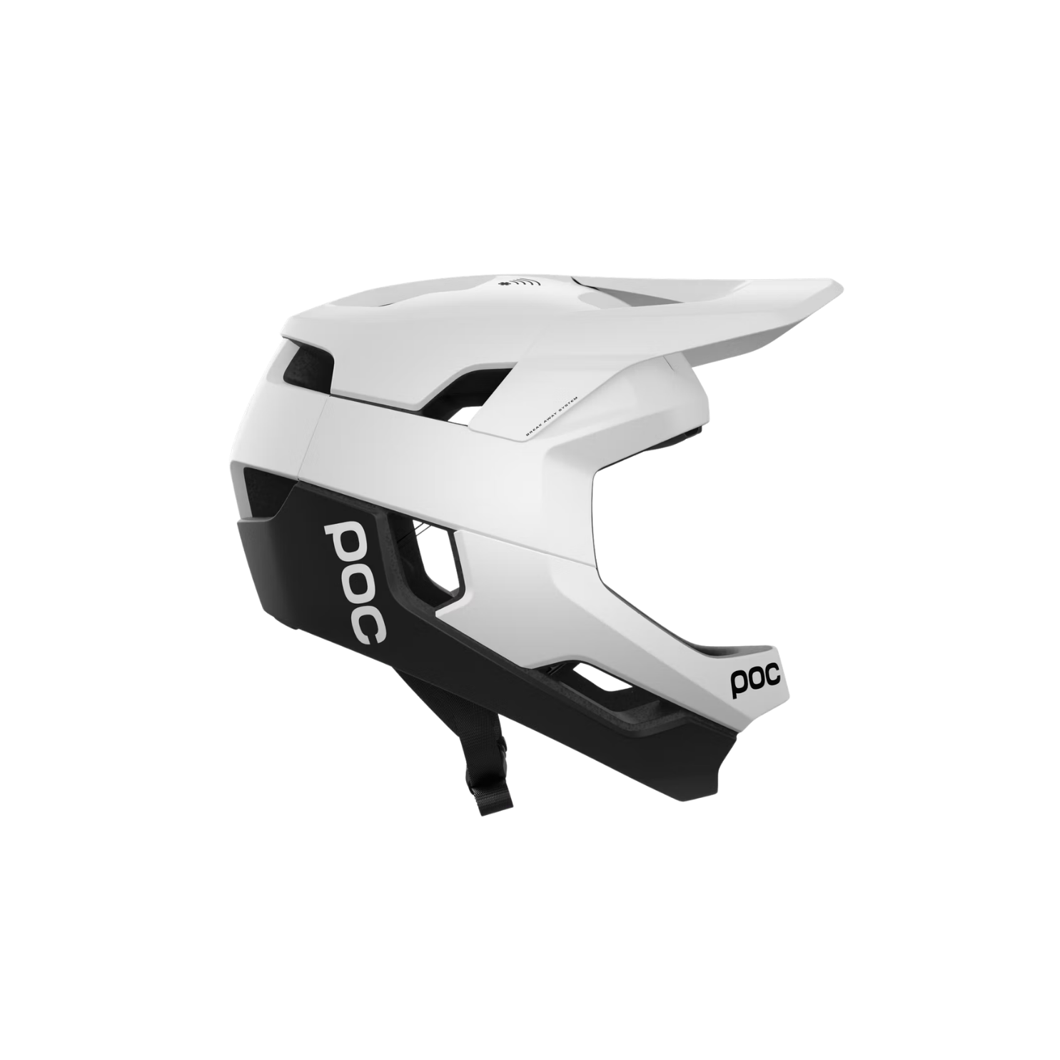 POC Otocon Race MIPS MTB Helmet - Hydrogen White/Uranium Black Matt