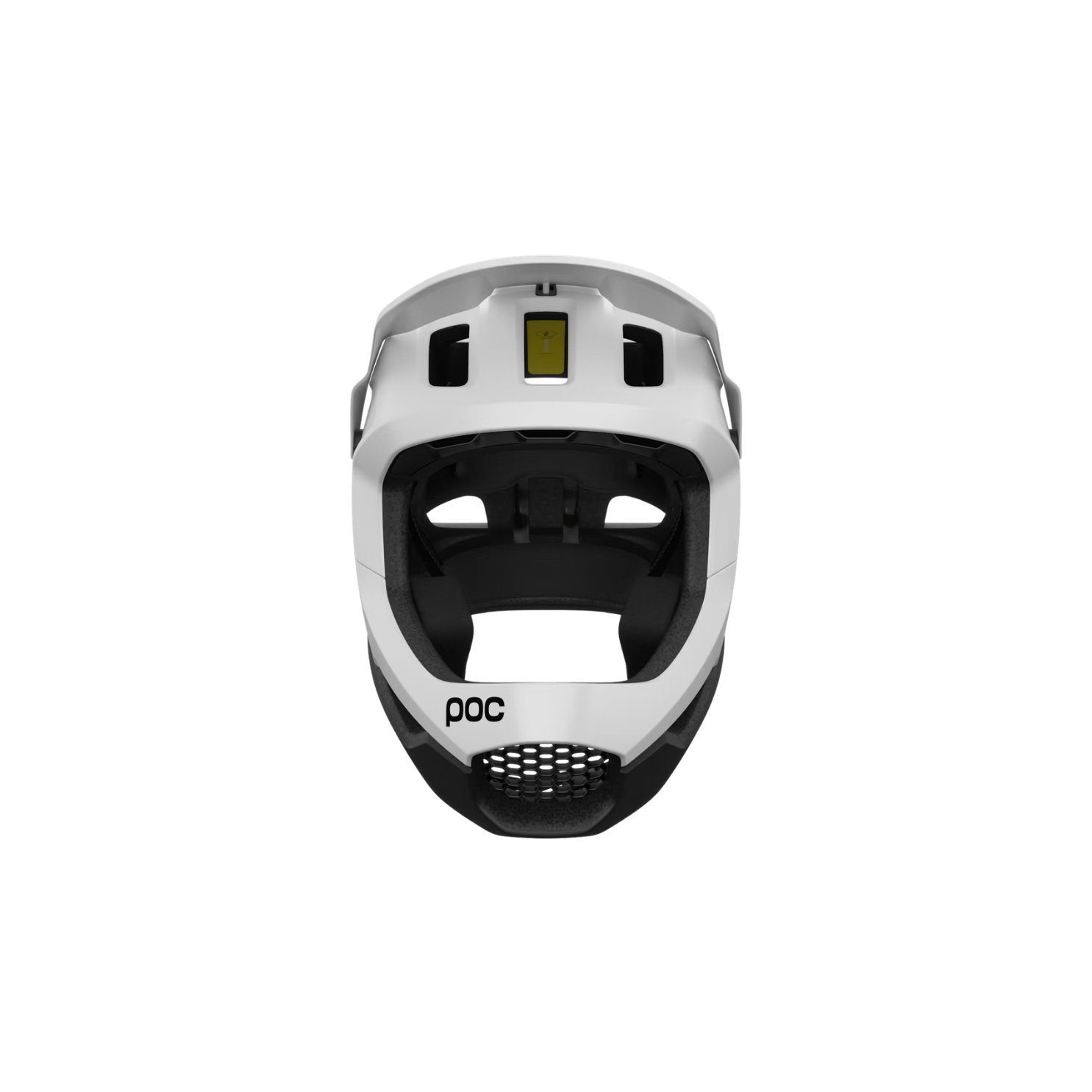 POC Otocon Race MIPS MTB Helmet - Hydrogen White/Uranium Black Matt
