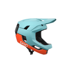 POC Otocon Race MIPS MTB Helmet - Indicolite Blue Matt/Carnelian Orange Matt