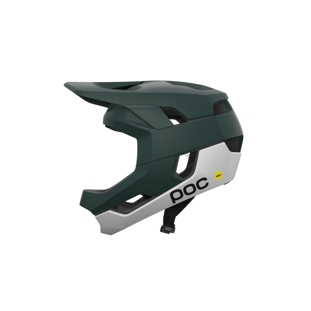 POC Otocon Race MIPS MTB Helmet - Pargasite Green Matt/Hydrogen White Matt