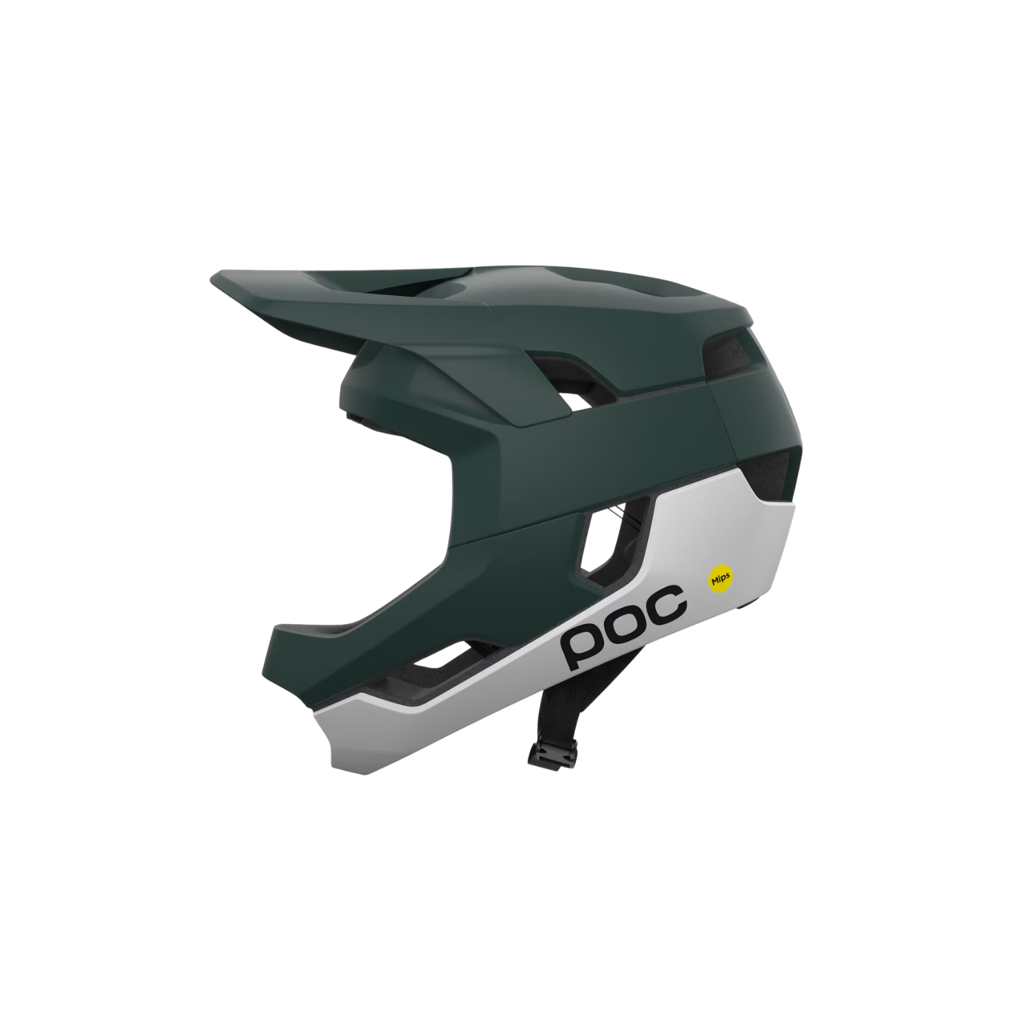 POC Otocon Race MIPS MTB Helmet - Pargasite Green Matt/Hydrogen White Matt