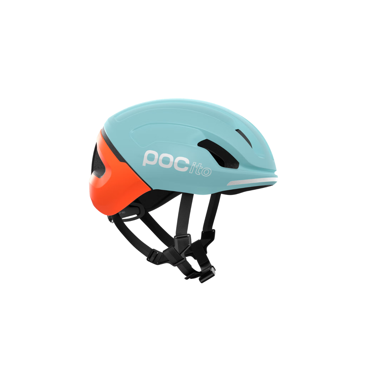 POC POCito Omne MIPS  Helmet - Indicolite Blue Matt/Carnelian Orange Matt