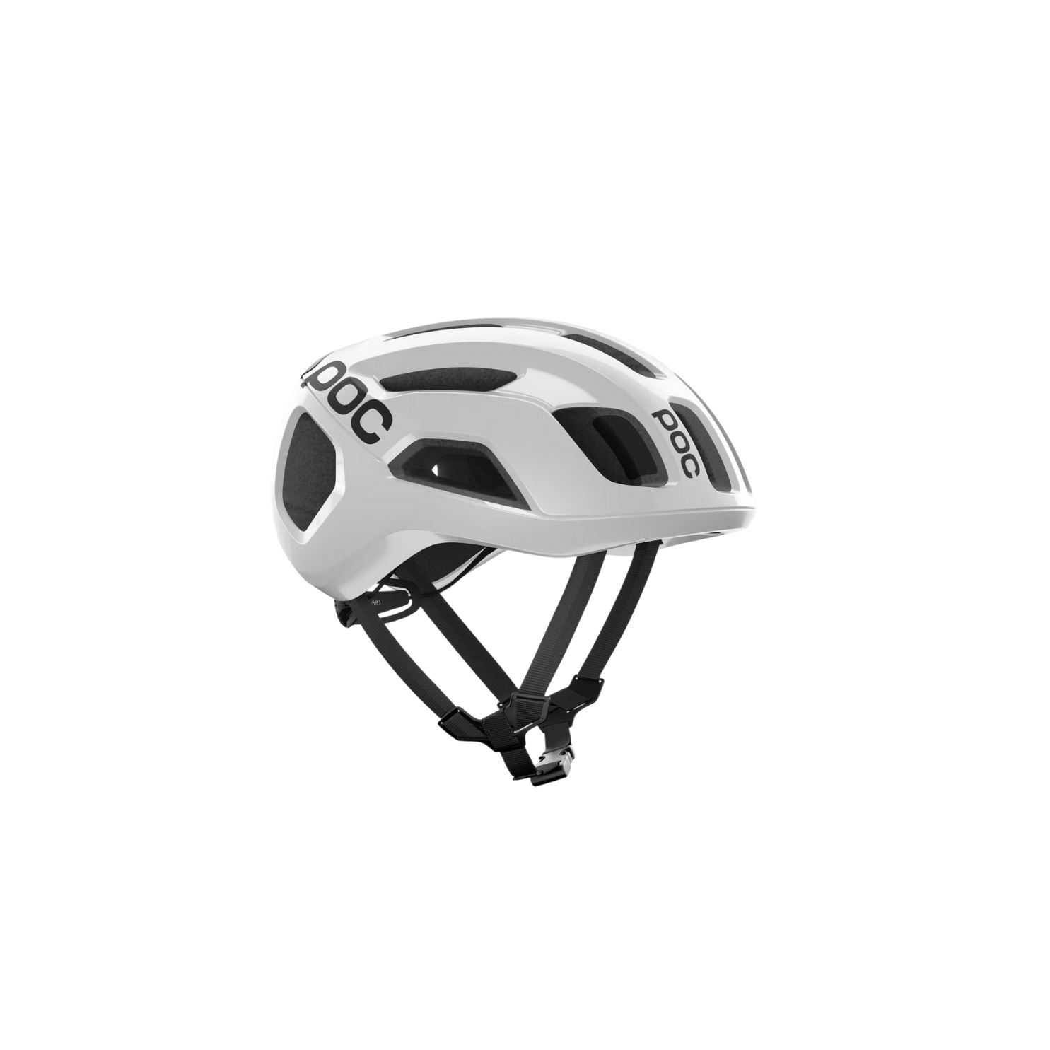 POC Ventral Air MIPS - Hydrogen White/Uranium Black Matt w. Logo