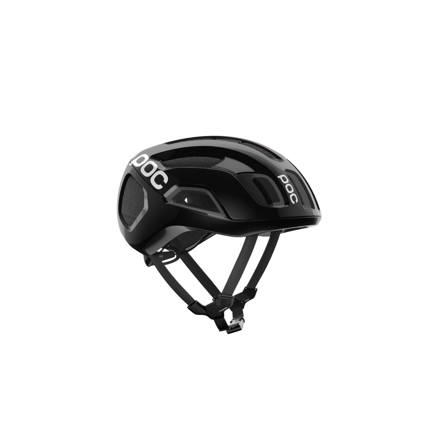 POC Ventral Air MIPS - Uranium Black Matt/Hydrogen White w. Logo
