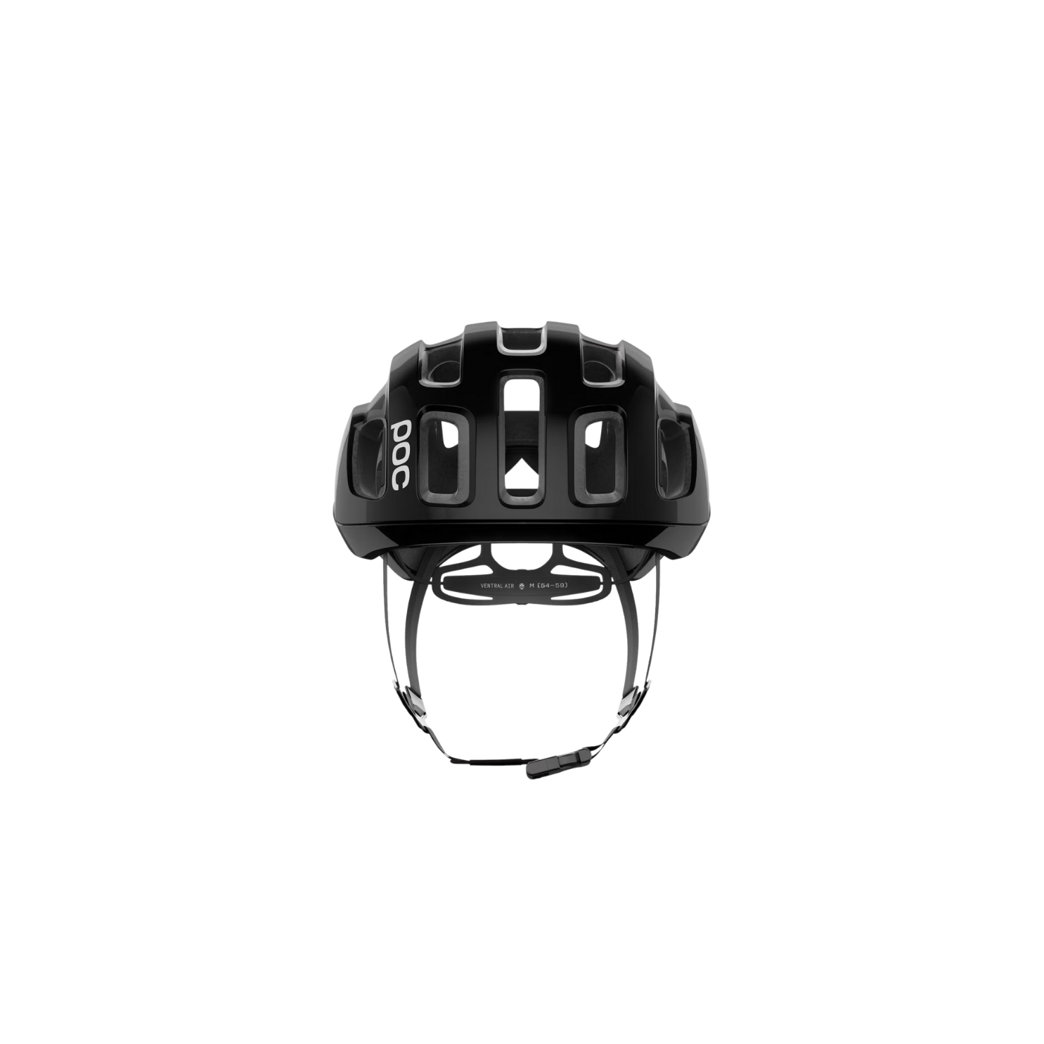 POC Ventral Air MIPS - Uranium Black Matt/Hydrogen White w. Logo