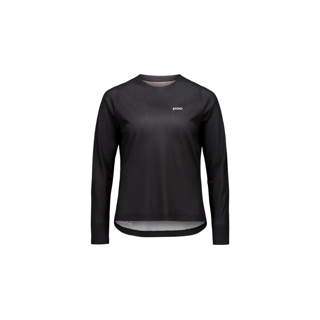 POC Women's Motion Air Long Sleeves MTB Jersey - Uranium Black
