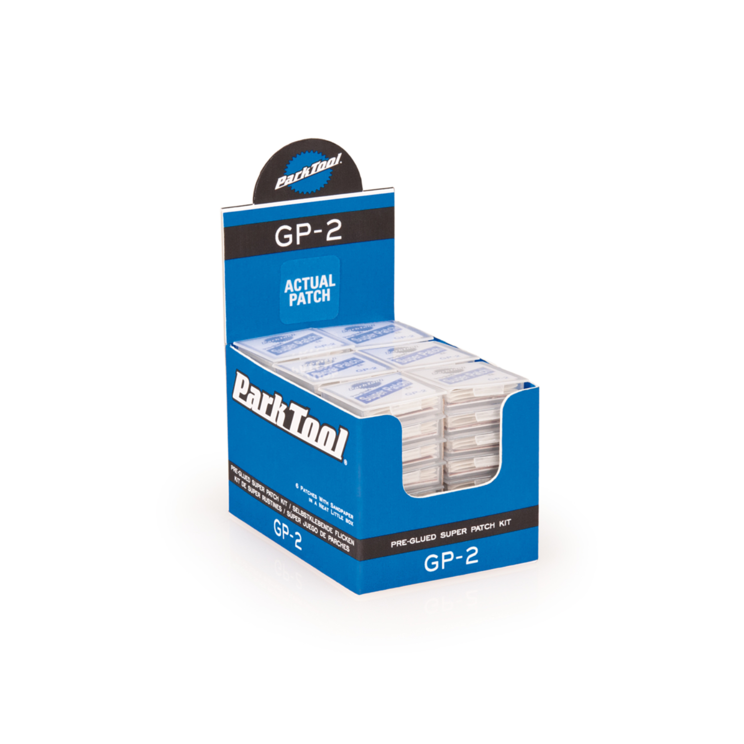 Park Tool GP-2 Pre-Glued Super Patch Kit - Display Box