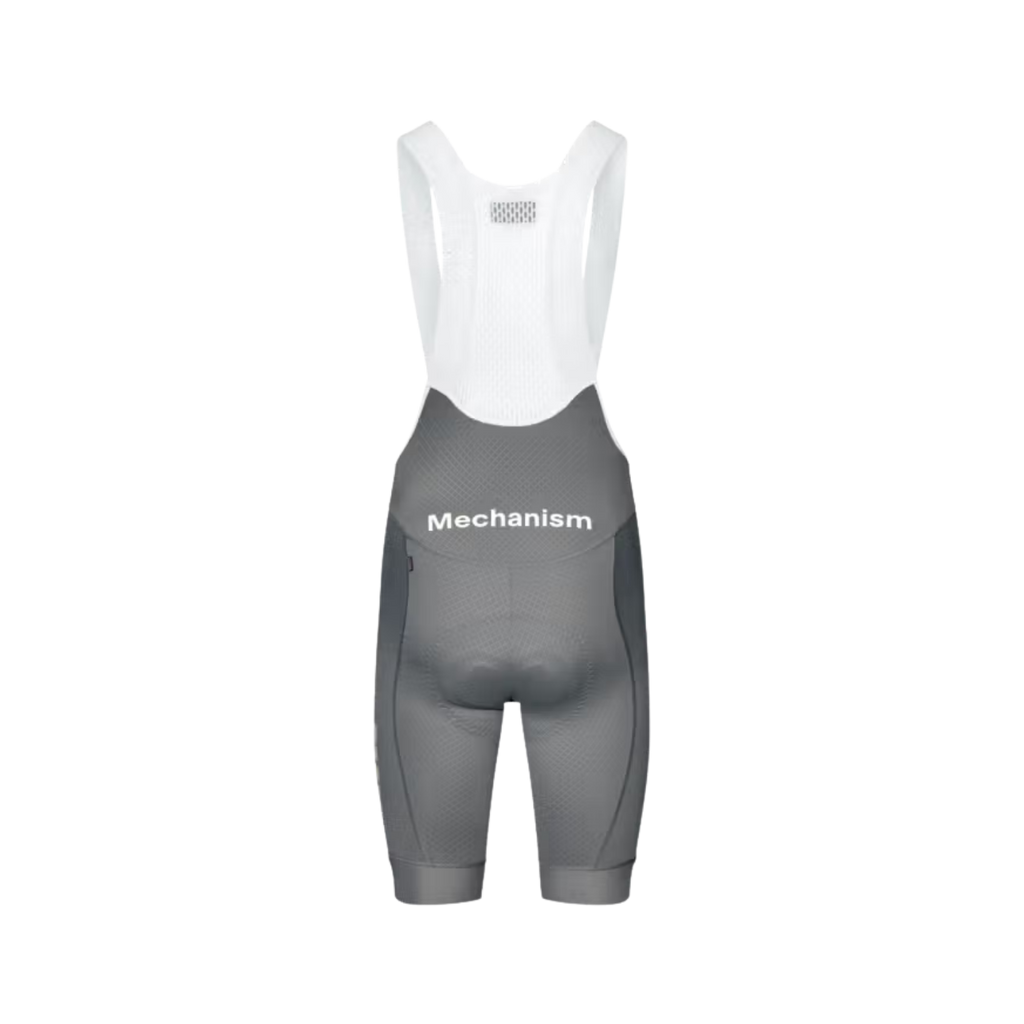 Pas Normal Studios Mechanism 2.0 Logo Bibs - "Road to Nowhere" Medium Grey