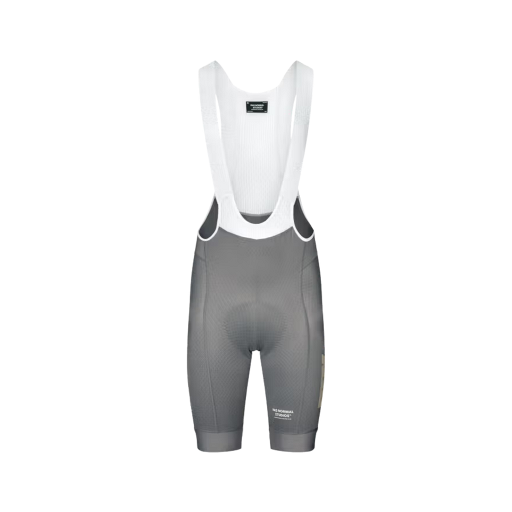 Pas Normal Studios Mechanism 2.0 Logo Bibs - "Road to Nowhere" Medium Grey