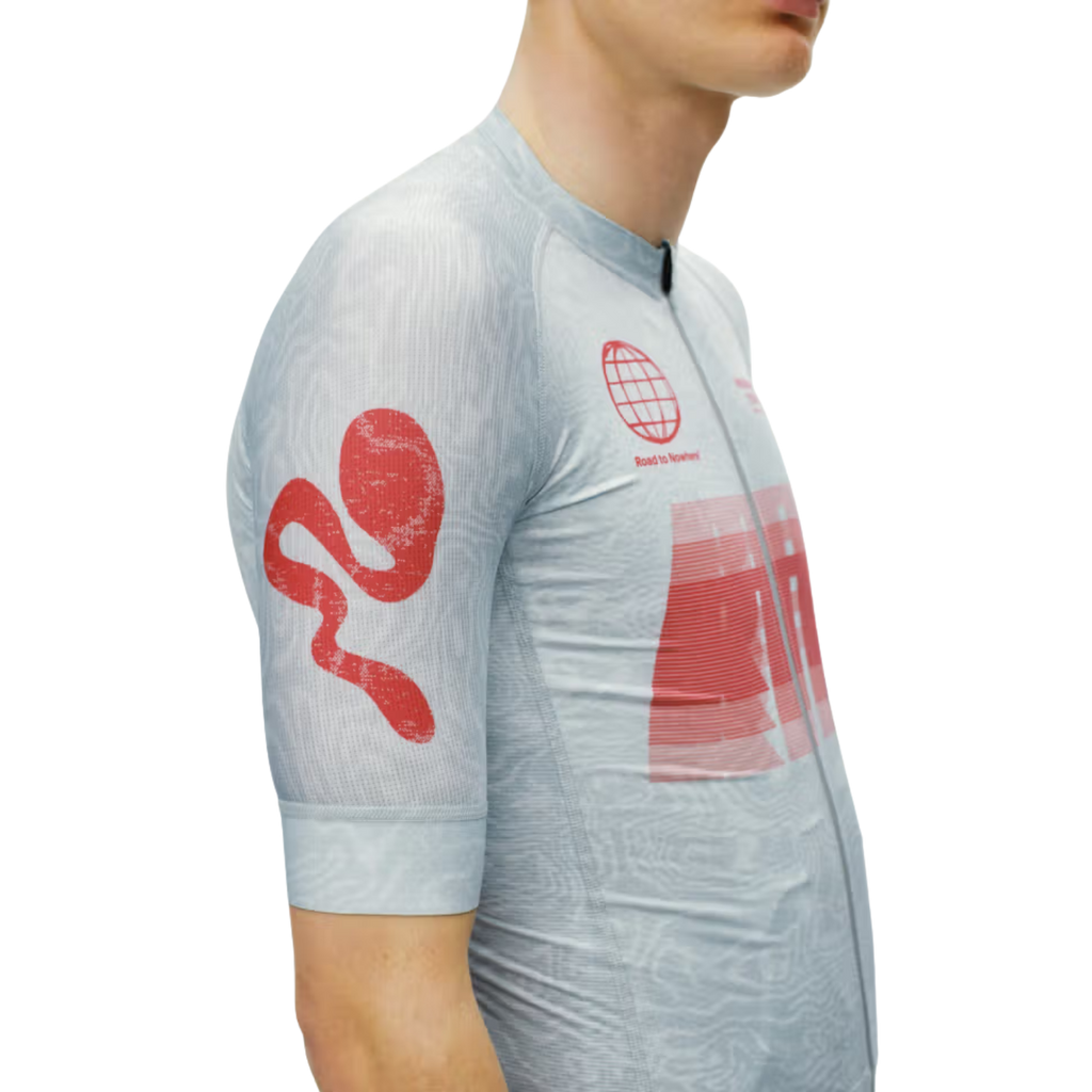 Pas Normal Studios Mechanism 2.0 Logo Jersey - "Road to Nowhere" Light Aqua