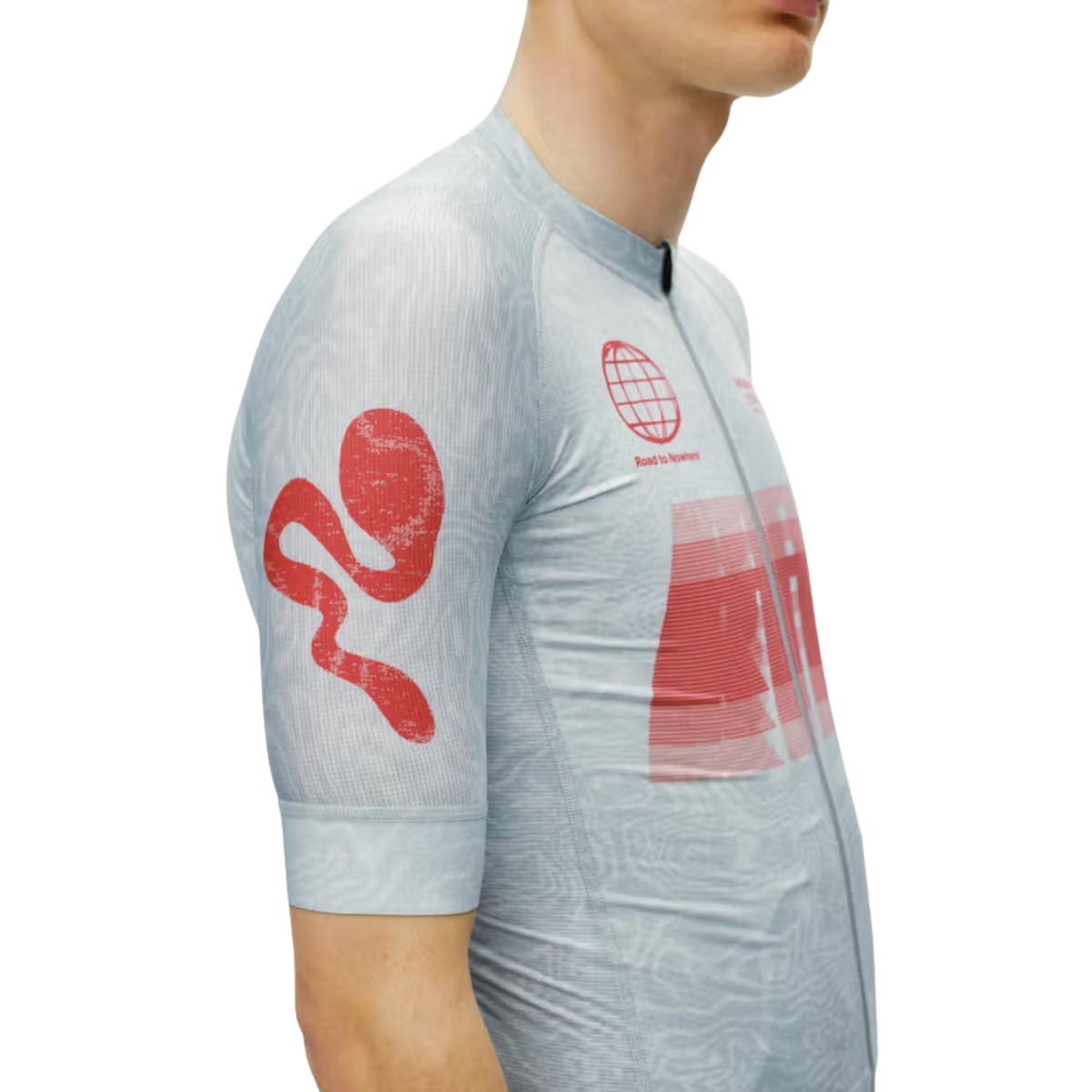 Pas Normal Studios Mechanism 2.0 Logo Jersey - "Road to Nowhere" Light Aqua
