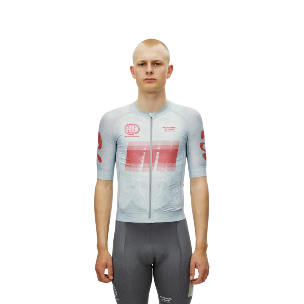 Pas Normal Studios Mechanism 2.0 Logo Jersey - "Road to Nowhere" Light Aqua