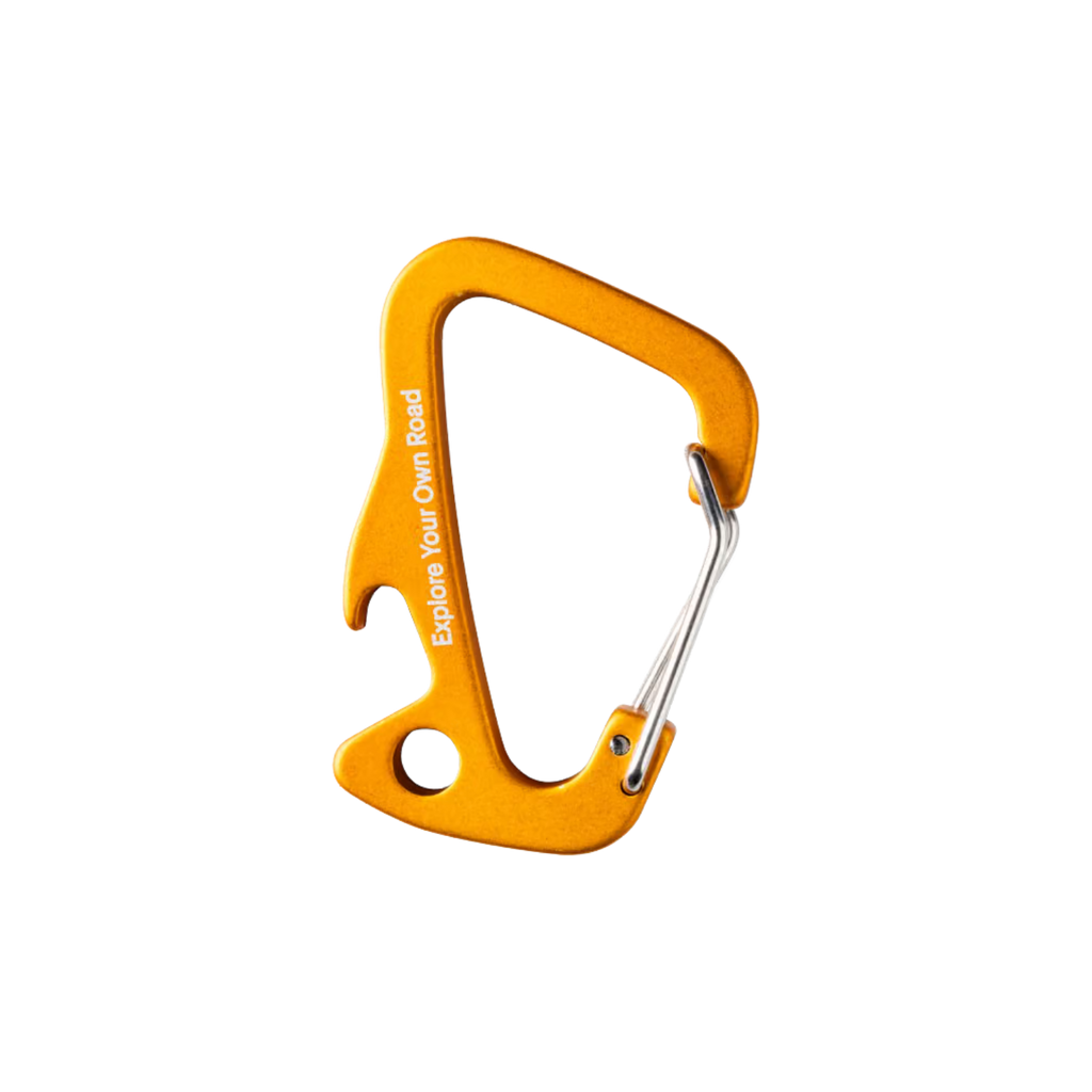 Pas Normal Studios Off-Race Branded Carabiner - Ochre