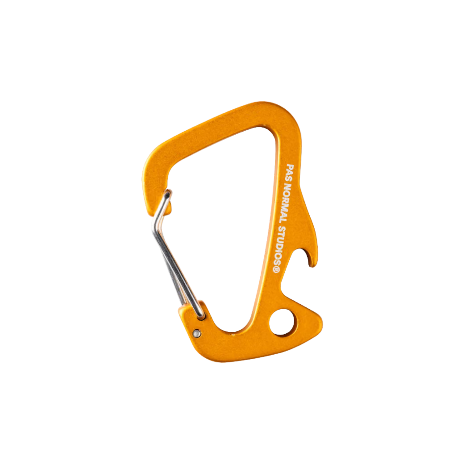 Pas Normal Studios Off-Race Branded Carabiner - Ochre