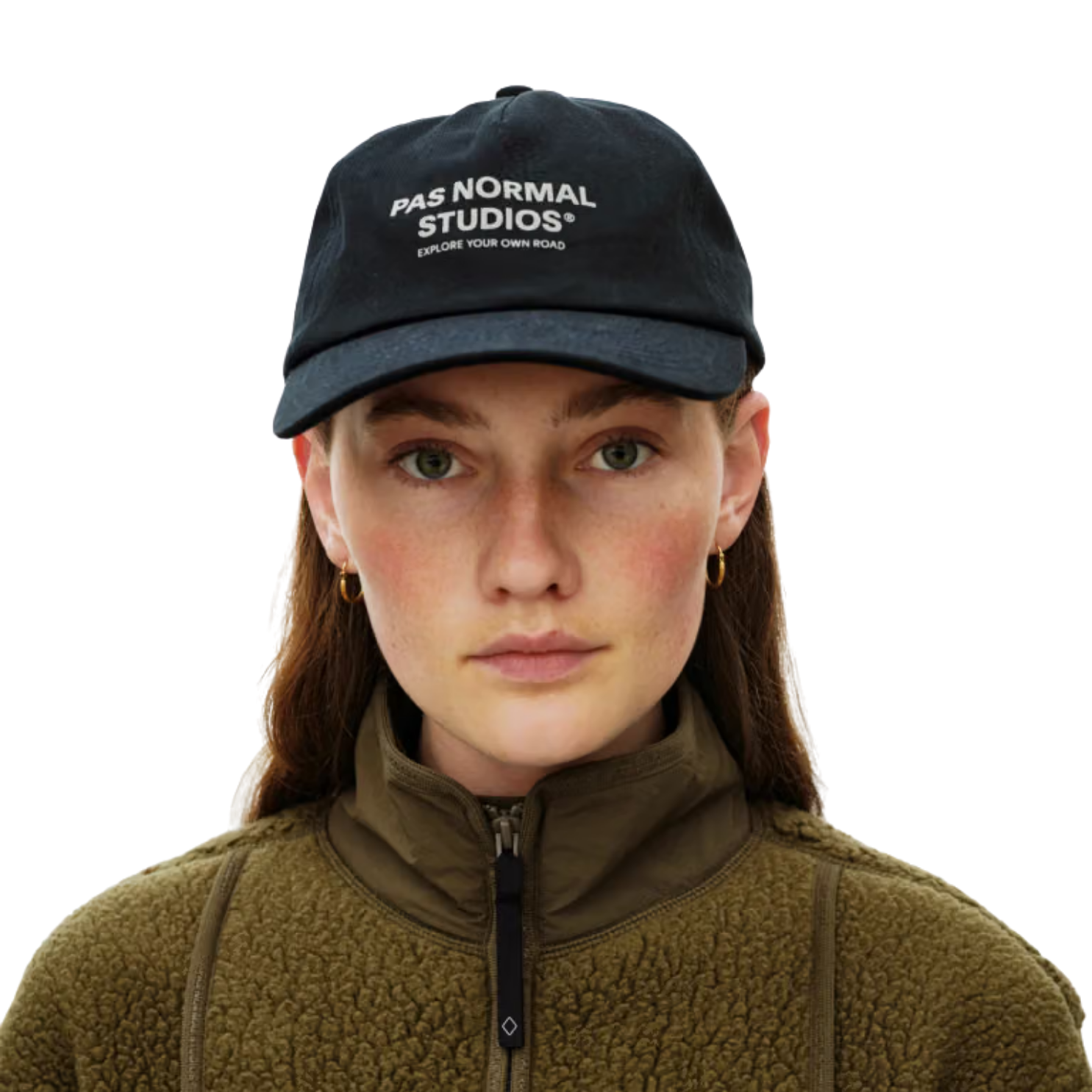 Pas Normal Studios Off-Race Cotton Cap - Black