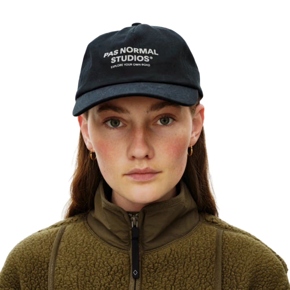 Pas Normal Studios Off-Race Cotton Cap - Black