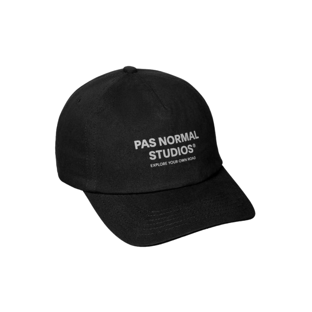 Pas Normal Studios Off-Race Cotton Cap - Black