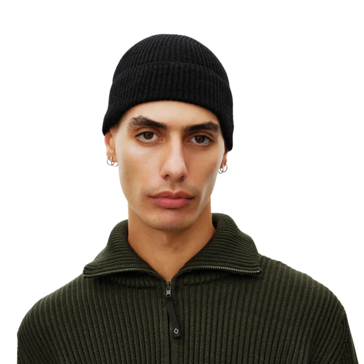 Pas Normal Studios Off-Race Merino Knit Beanie - Black