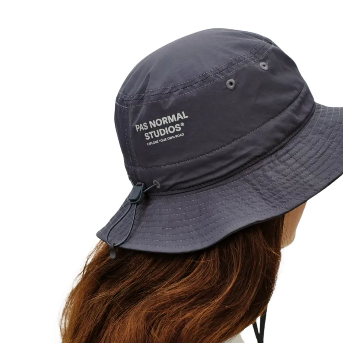 Pas Normal Studios Off-Race Tech Bucket Hat - Steel