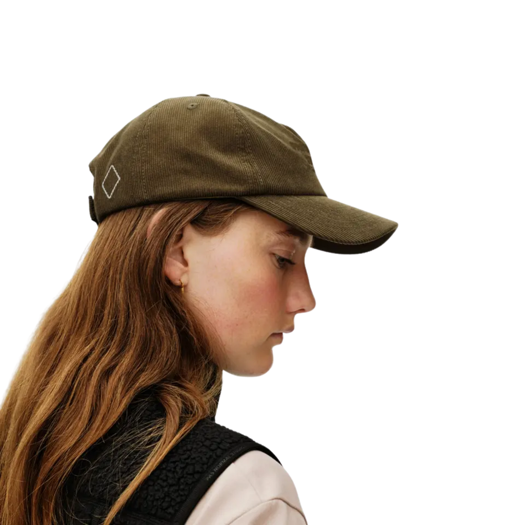 Pas Normal Studios Off-Race Tech Corduroy Cap - Deep Olive