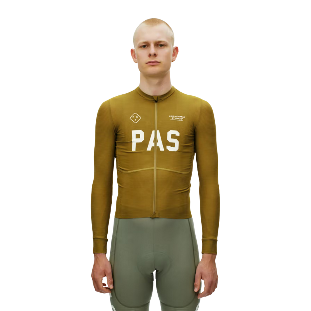 Pas Normal Studios PAS Mechanism Pro Long Sleeve Jersey - Khaki Green