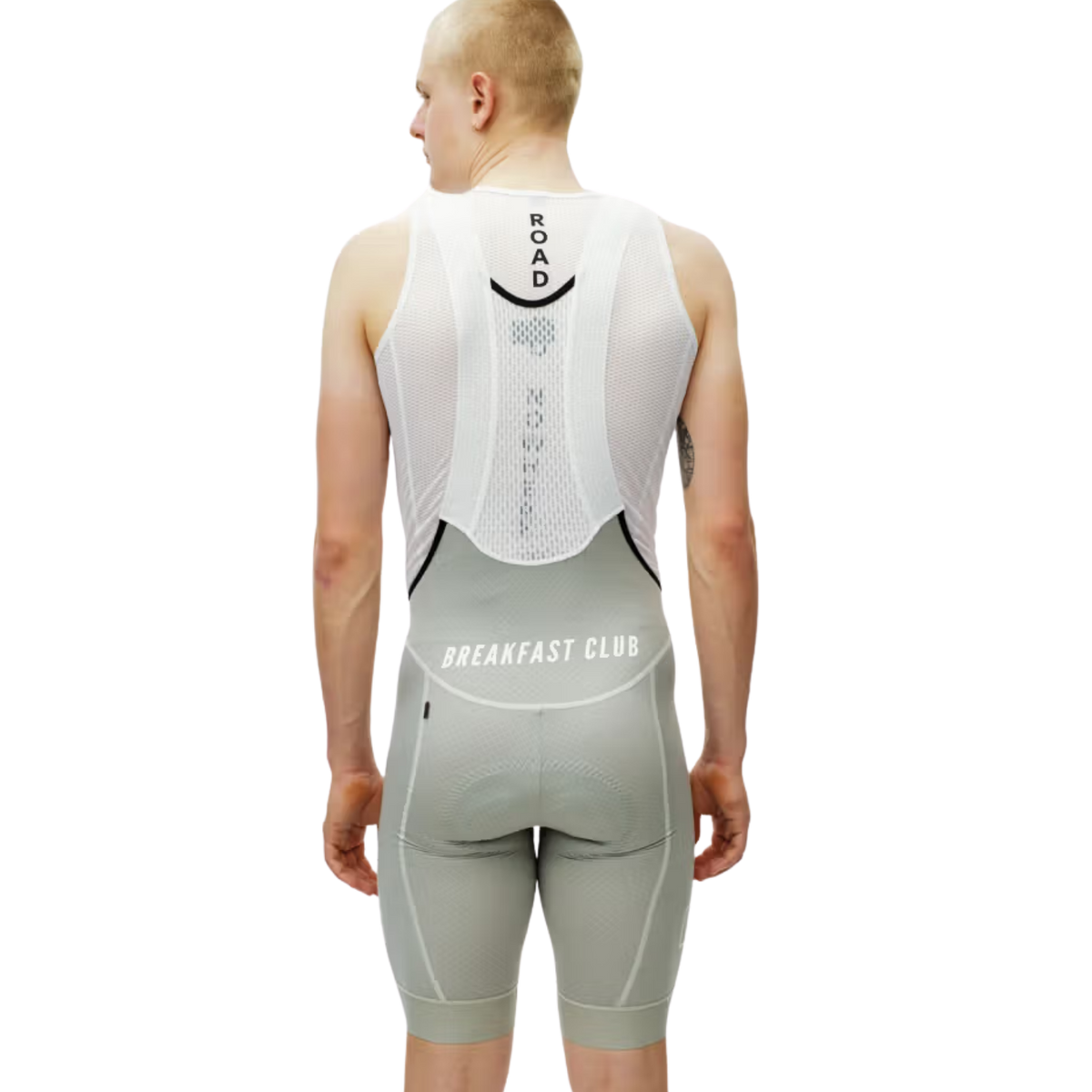 Pas Normal Studios x Breakfast Club Mechanism Bibs - Light Grey