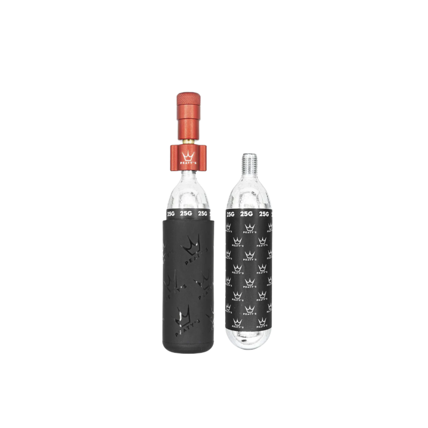 Peaty's Holeshot CO2 Tyre Inflator Kit - Red