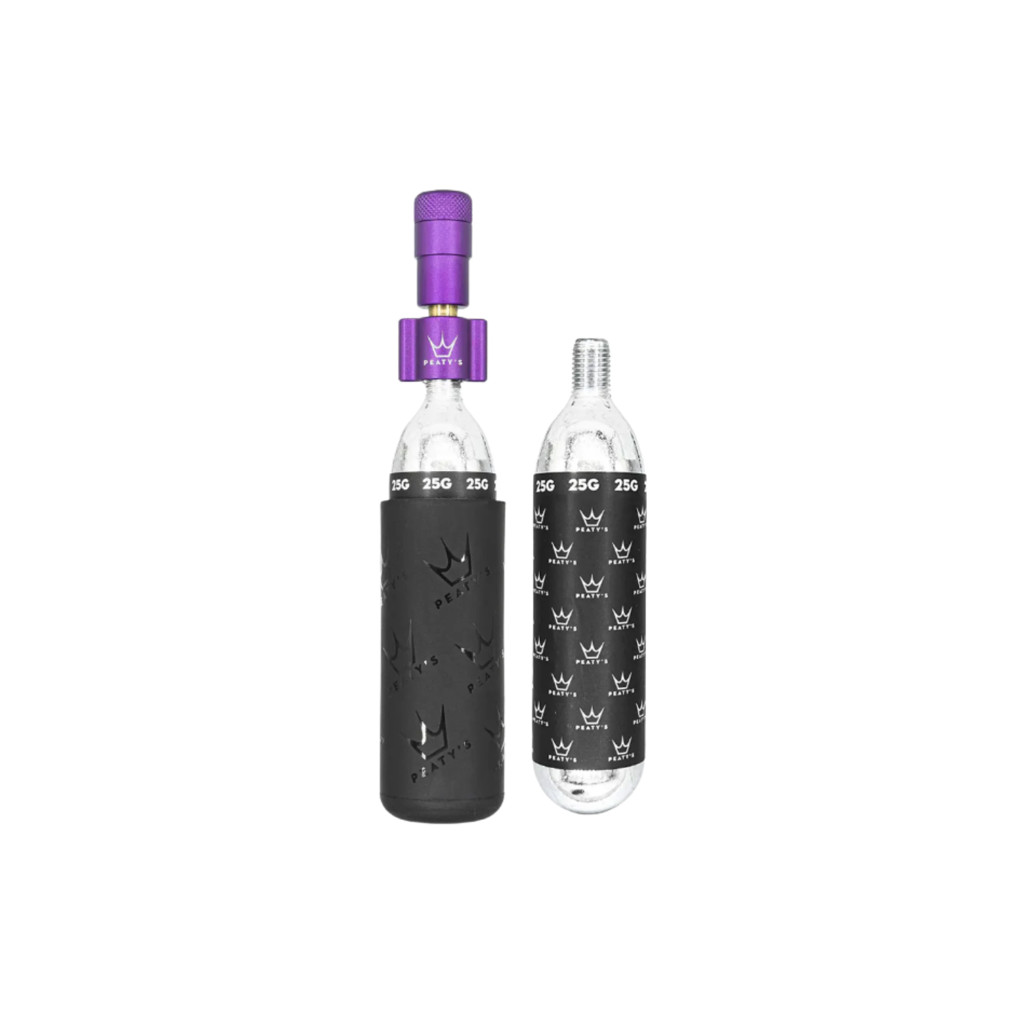 Peaty's Holeshot CO2 Tyre Inflator Kit - Violet