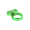 Peaty's Monarch Grip Lockring Set - Emerald