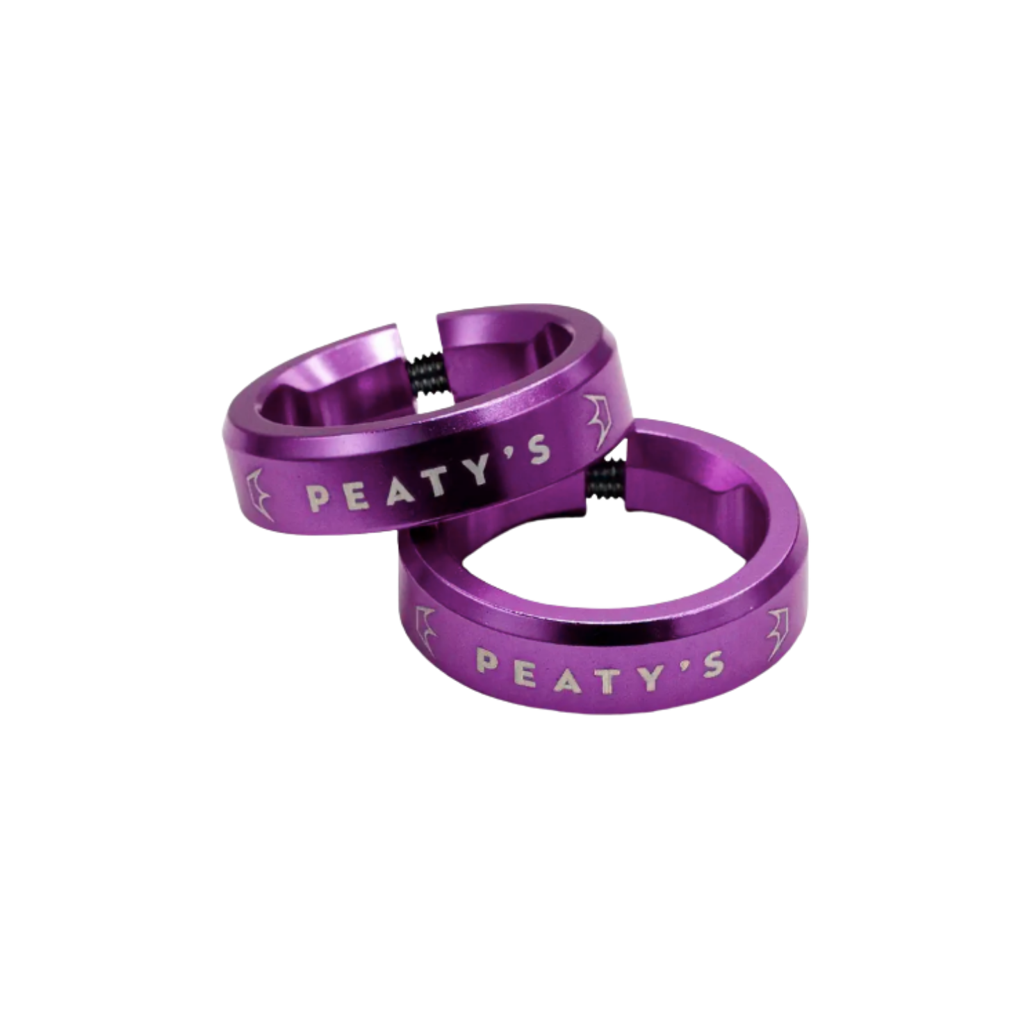 Peaty's Monarch Grip Lockring Set - Violet