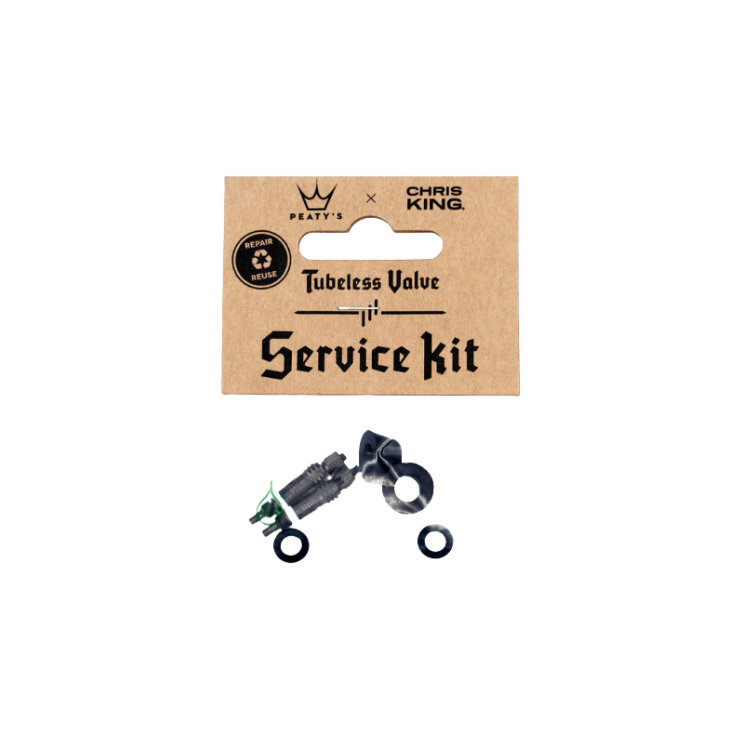 Peaty's x Chris King Tubeless Valve Service Kit