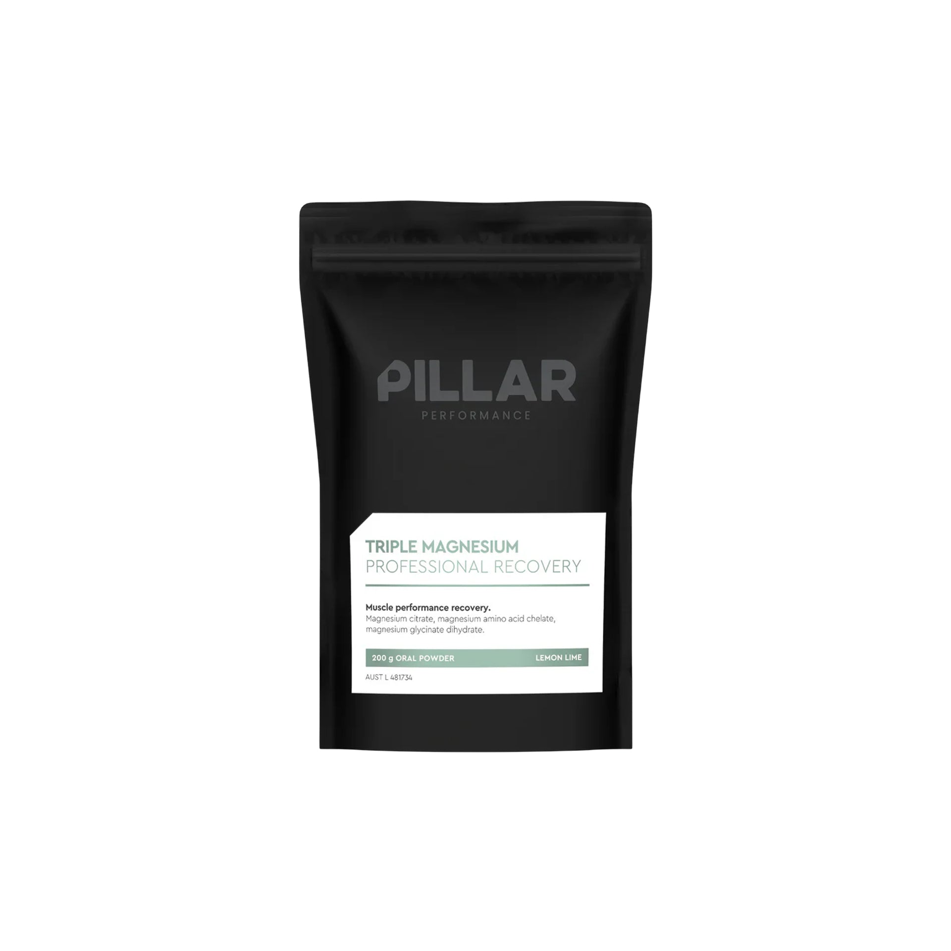 Pillar Performance Triple Magnesium Powder (Pouch) - Lemon Lime