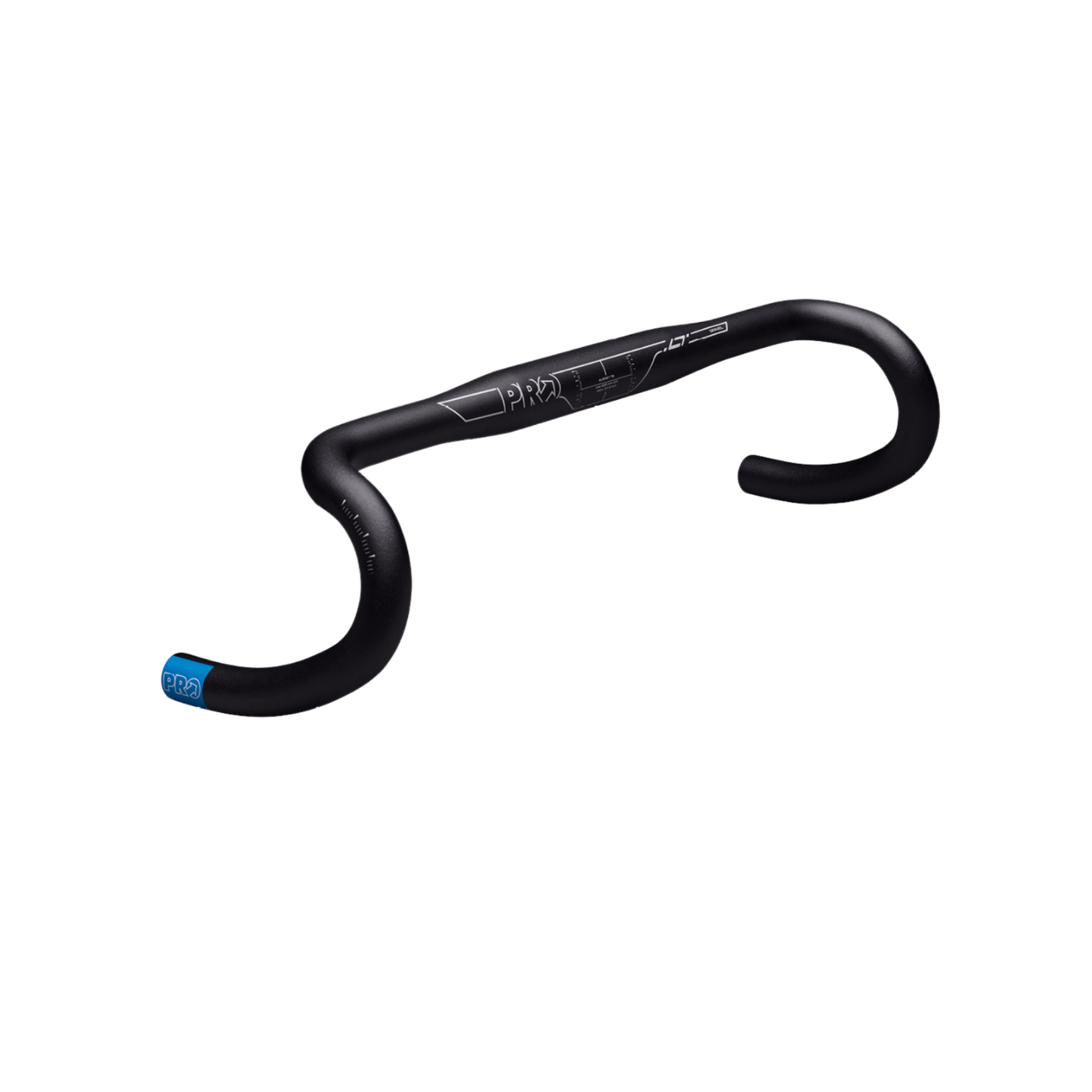 Pro Gravel Bar - Lt Alloy - Black - 40cm 31.8mm 10 Deg Flare