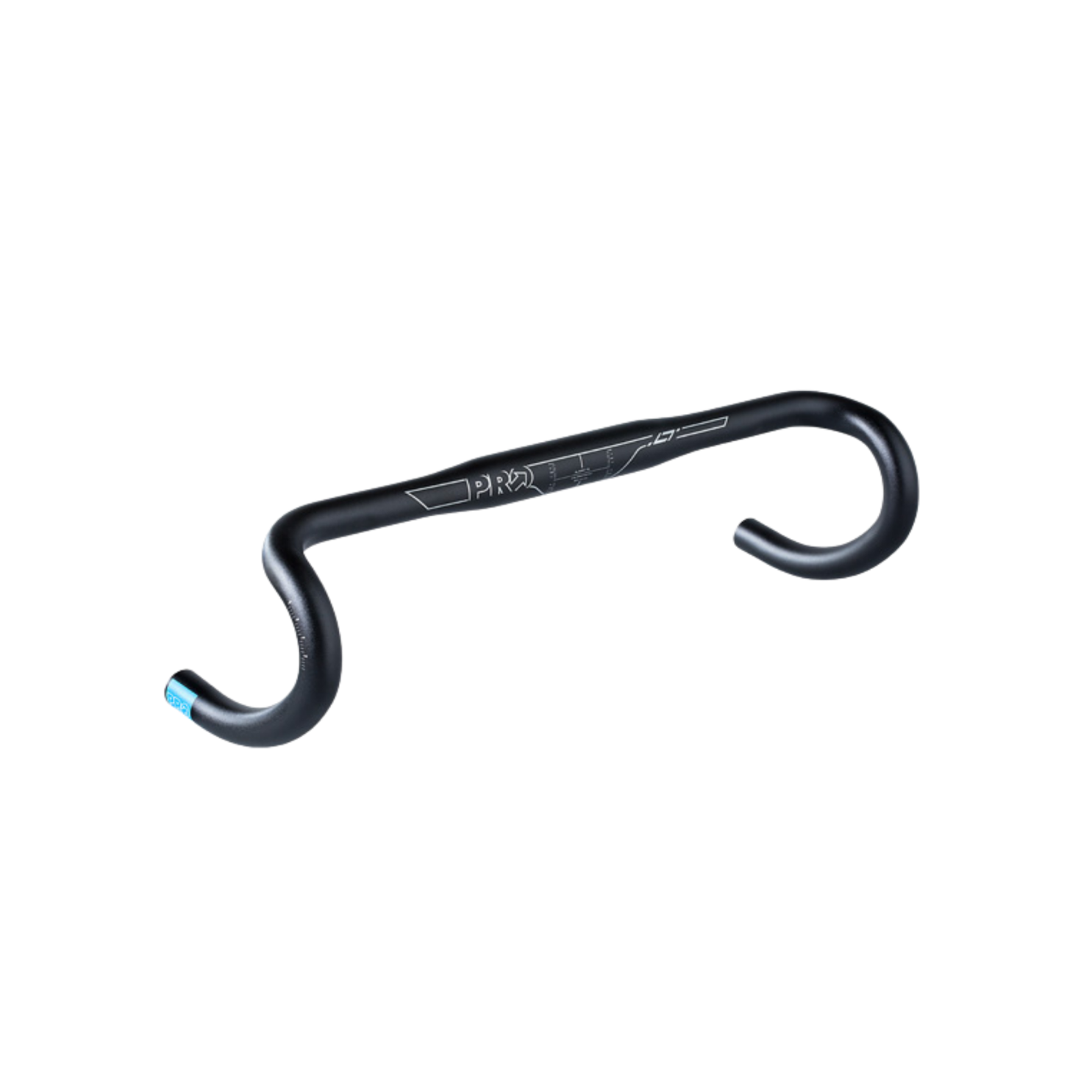 Pro Road Bar - Lt Compact - 黑色 - 38 厘米 31.8 毫米 落差：125 前伸量：70 