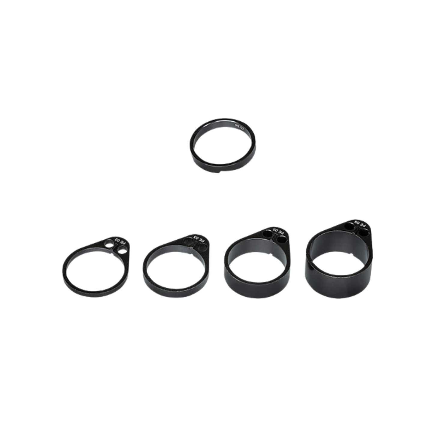 PRO Vibe Spacer Set 1-1/4 Top 5mm Bottom 3/5/10/15mm