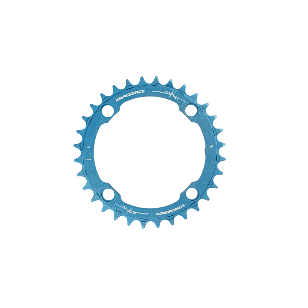 Race Face Narrow-Wide 104 BCD 1x Chainring - Blue
