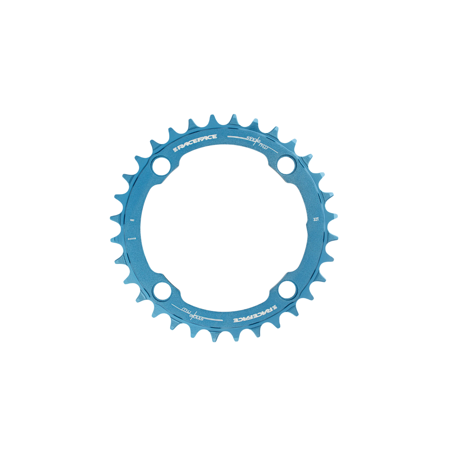Race Face Narrow-Wide 104 BCD 1x Chainring - Blue