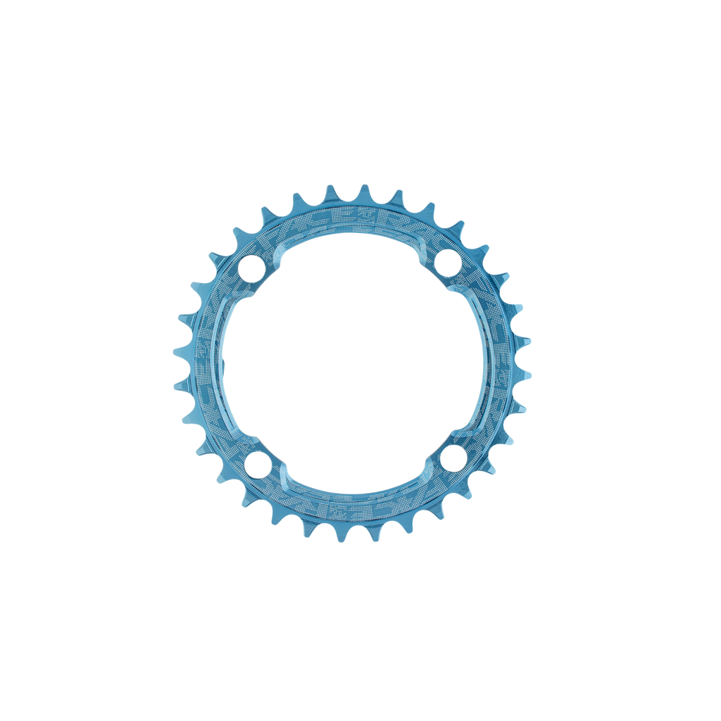 Race Face Narrow-Wide 104 BCD 1x Chainring - Blue