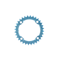 Race Face Narrow-Wide 104 BCD 1x Chainring - Blue