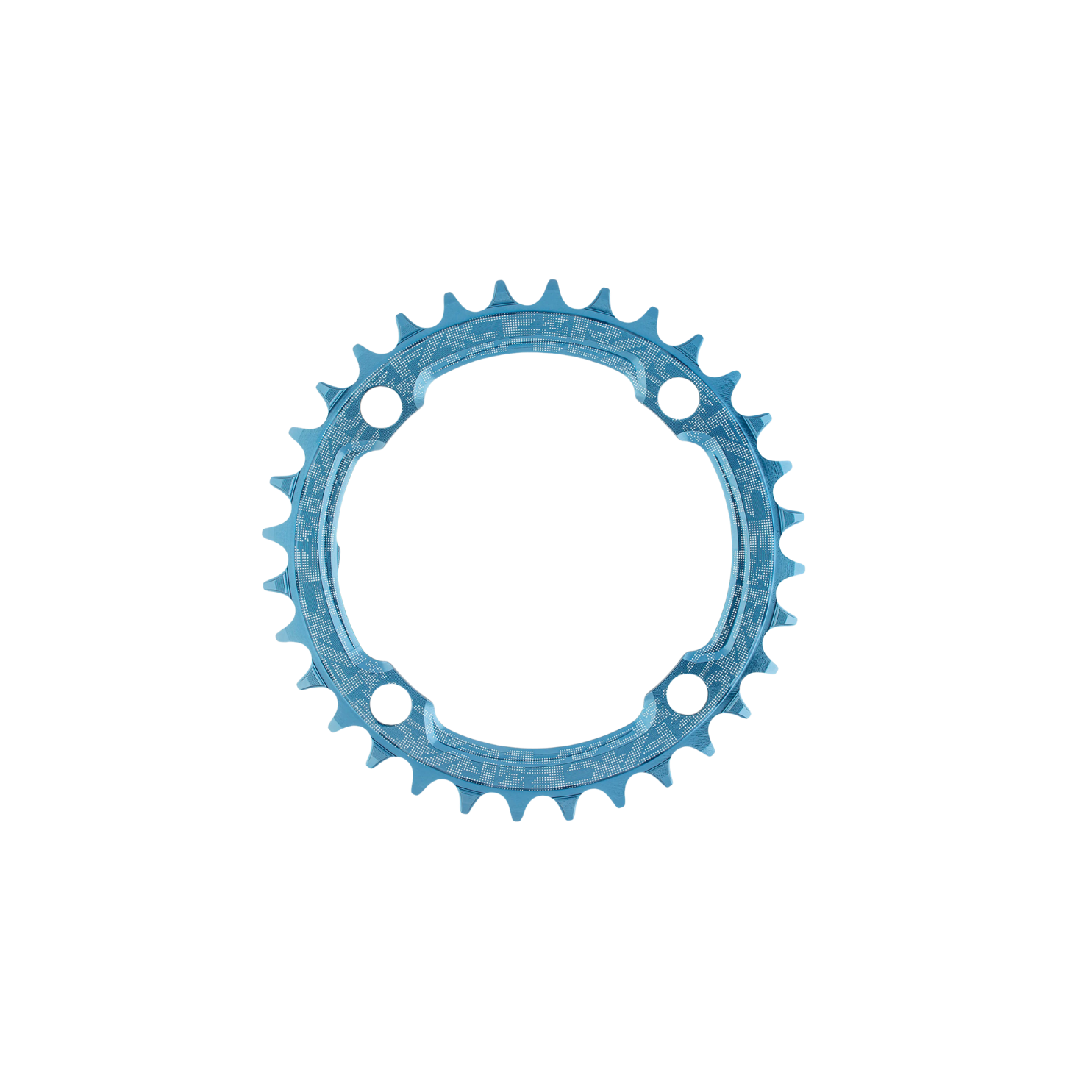 Race Face Narrow-Wide 104 BCD 1x Chainring - Blue