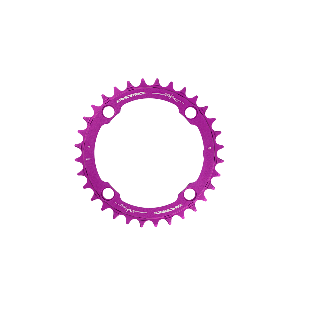 Race Face Narrow-Wide 104 BCD 1x Chainring - Purple