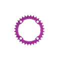 Race Face Narrow-Wide 104 BCD 1x Chainring - Purple