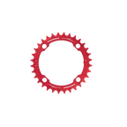 Race Face Narrow-Wide 104 BCD 1x Chainring - Red