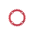 Race Face Narrow-Wide 104 BCD 1x Chainring - Red