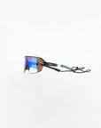 Rapha Explore Sunglasses - Dark Navy/Purple Green Lens