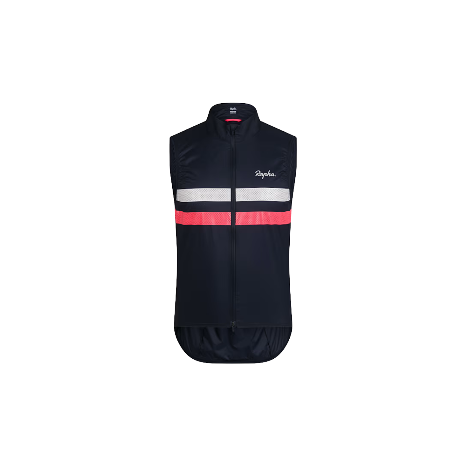Rapha Men's Brevet Gilet - Dark Navy/Hi-Vis Pink