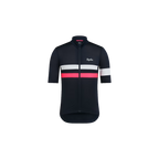 Rapha Men's Brevet Lightweight Jersey - Dark Navy/Silver/High-Vis Pink