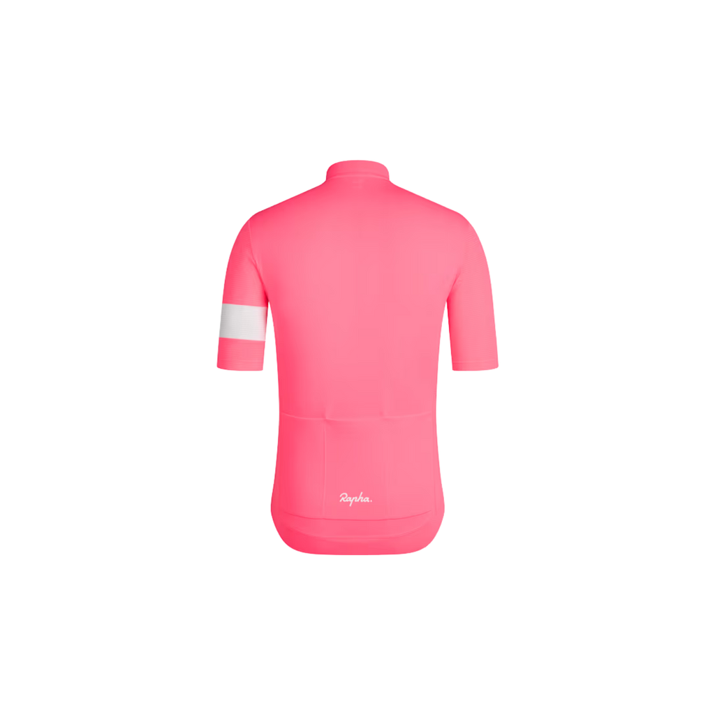 Rapha Men's Core Lightweight Jersey - High-Vis Pink/White