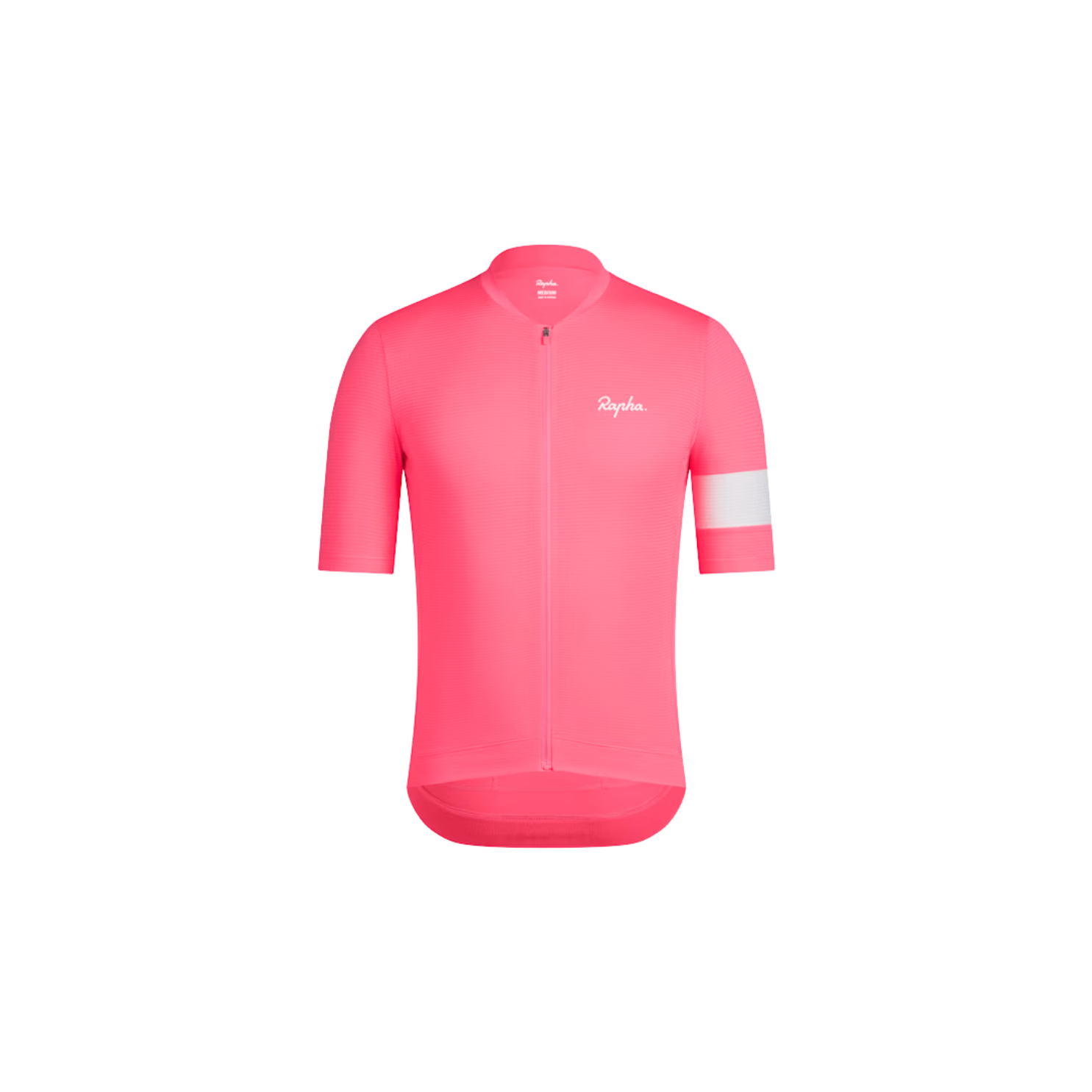 Rapha Men's Core Lightweight Jersey - High-Vis Pink/White